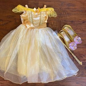 Bell dress with gloves, shoes & wand